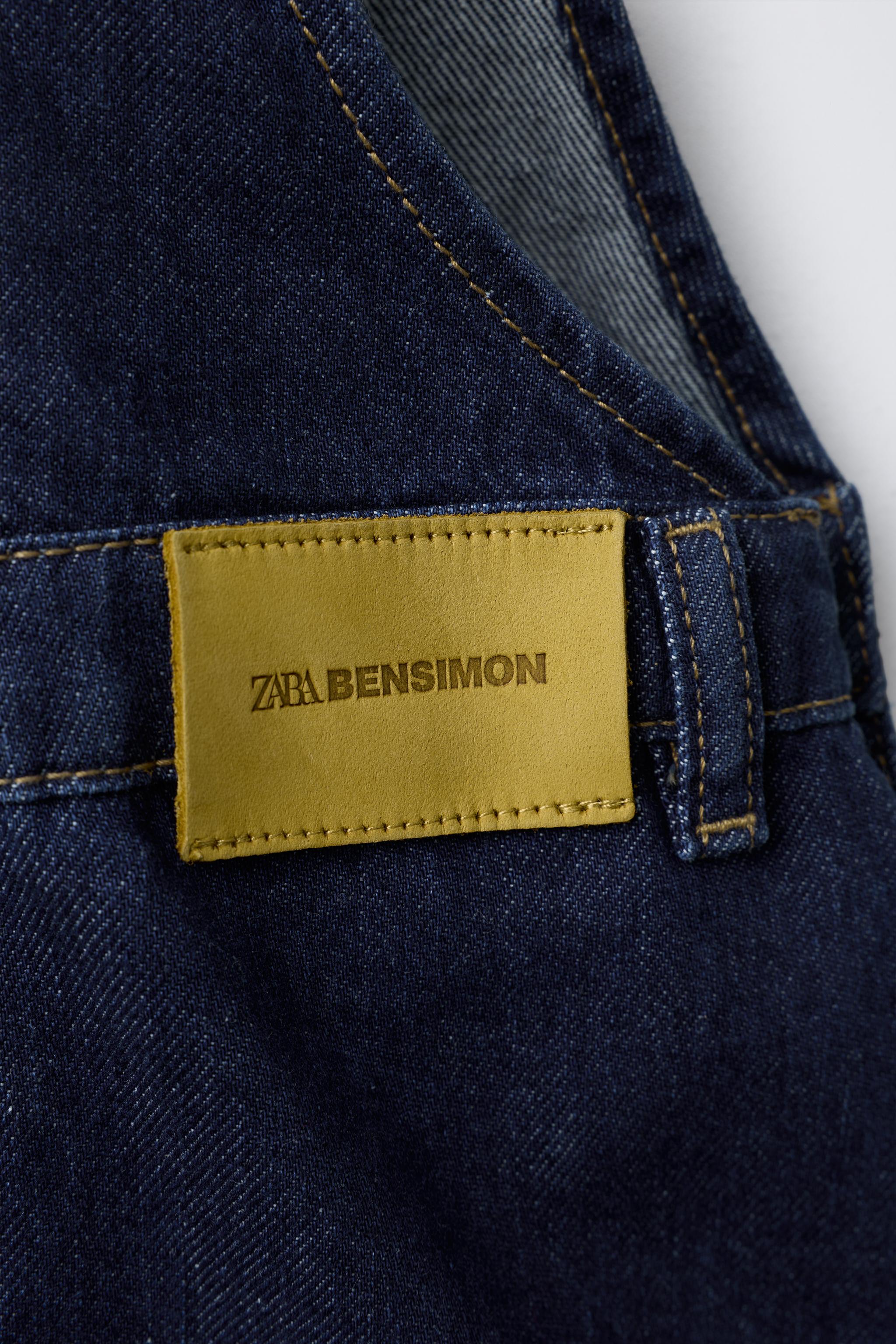 BENSIMON ® X ZARA DENIM PINAFORE DRESS